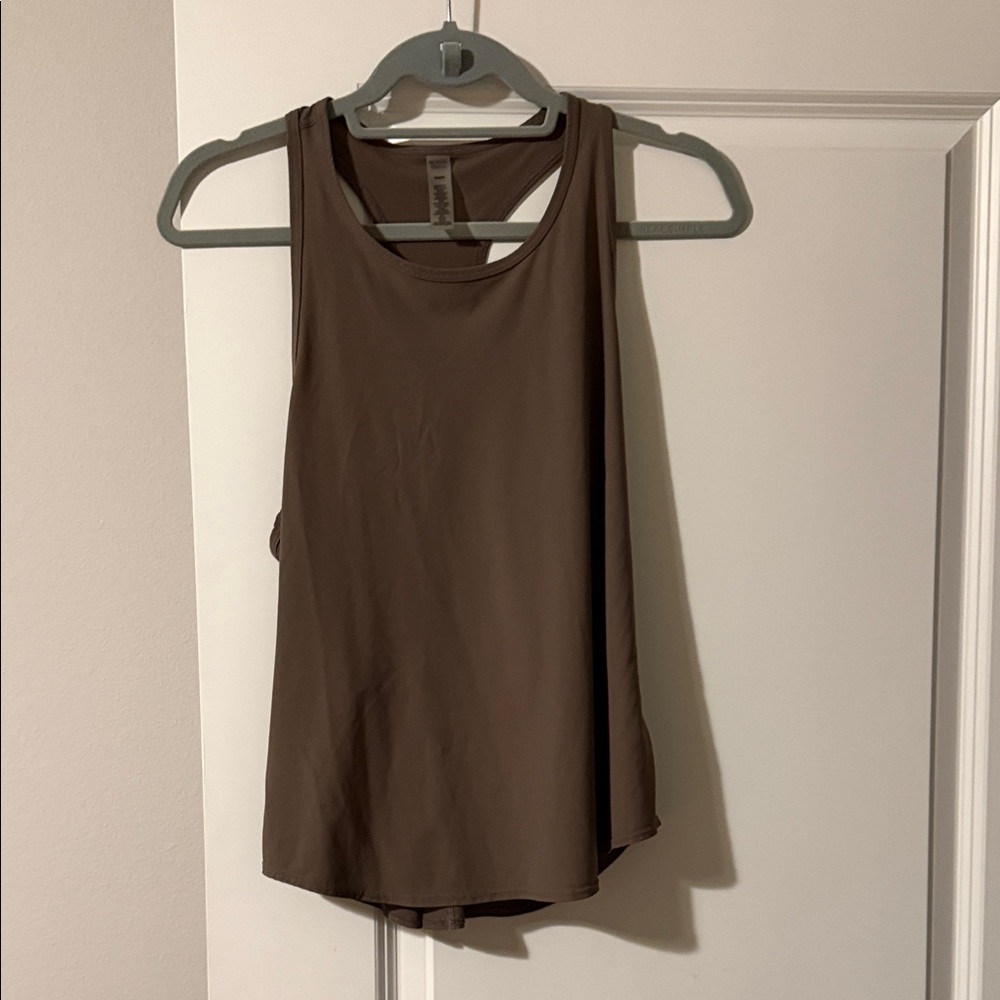 Brown Beyond Yoga Racerback